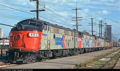 AMTK 493 Amtrak EMD F7(A) at New Orleans, Louisiana by Tom Farence ...