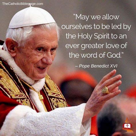 60+ Best Pope Benedict XVI Quotes images | pope benedict, pope benedict ...