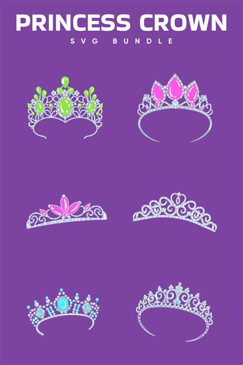 Princess Crown SVG Bundle | Master Bundles