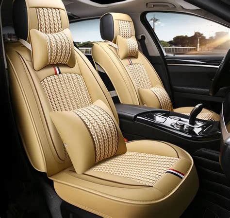 High quality! Full set car seat covers for Jeep Compass 2018 comfortable breathable seat covers ...