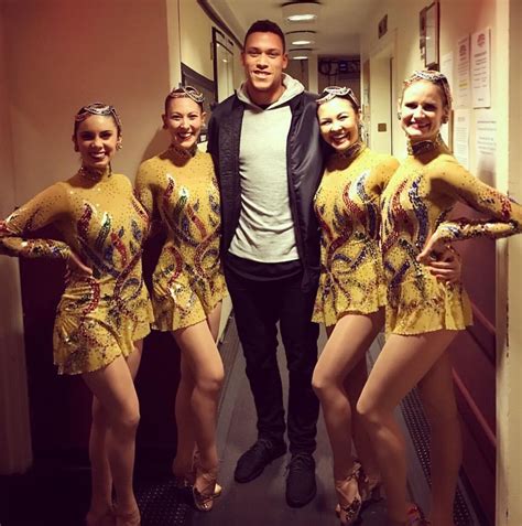 Aaron Judge — Aaron Judge and his mom with the Rockettes at the ...