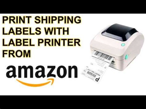 How to Print Amazon Shipping Labels from Seller Central for Merchant Fulfillment Order on ...