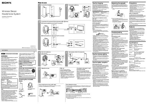 Sony Operation Manual Sample - PDFSimpli