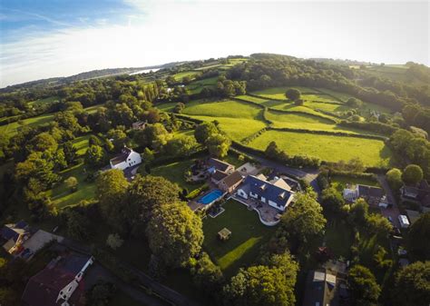 Aerial Photography - Glascoed Village, Pontypool, South Wales - Aerial Photography Wales