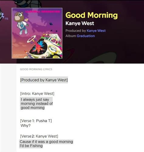 Kanye West - Good Morning : r/HelicopterAddict