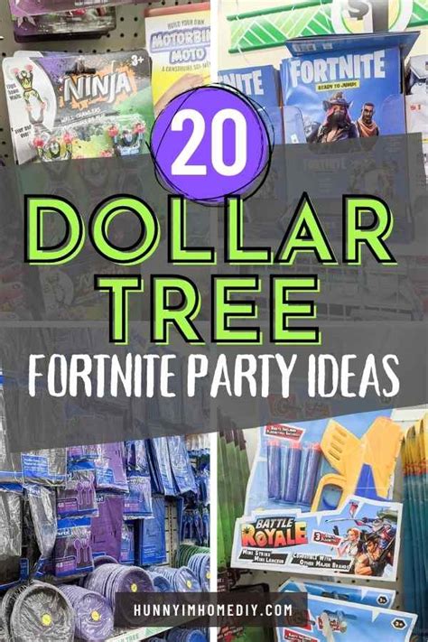 20 Awesome Dollar Tree Fortnite Party Ideas to Save You Money