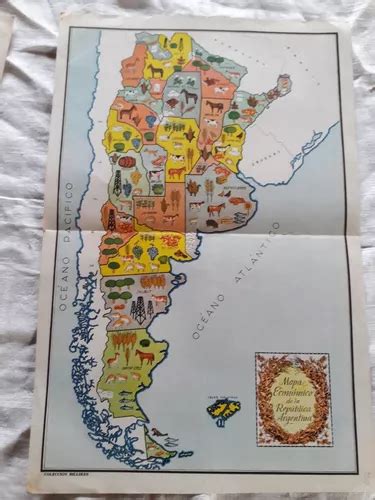 Lamina Billiken Mapa Economico De La Republica Argentina en venta en Capital Federal Capital ...