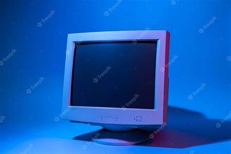 Premium Photo | View of retro computer monitor