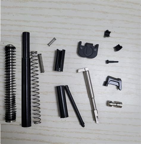 FITS Glock 19 G19 Gen1-3 UPPER Slide Complete Parts Kit SS GUIDE ROD ...