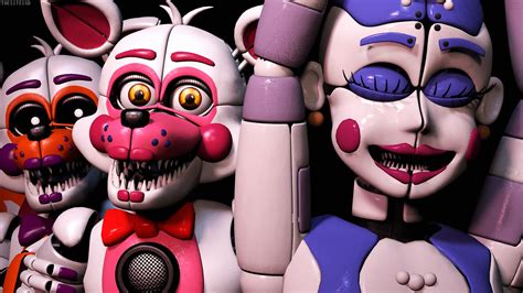 Ballora Foxy Five Nights at Freddy's Sister Location HD FNAF Wallpapers ...