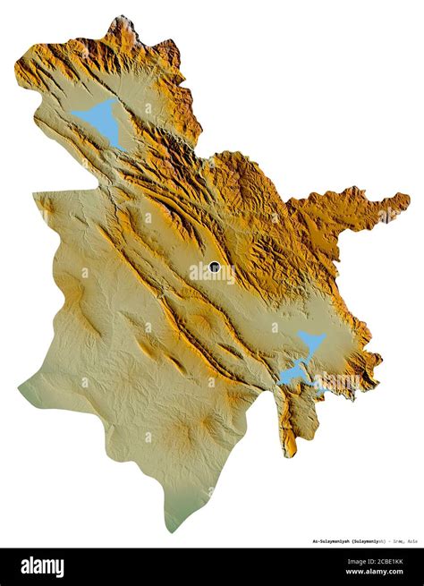 Iraq country profile map Cut Out Stock Images & Pictures - Alamy