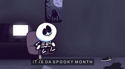 Skid It is da spooky month Blank Template - Imgflip