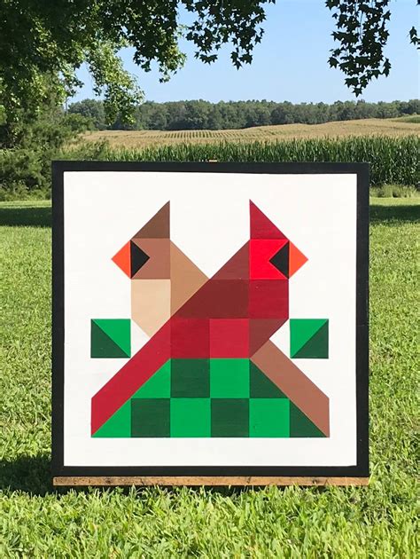 Custom Cardinal Barn Quilts in 2021 | Painted barn quilts, Barn quilt designs, Barn quilts