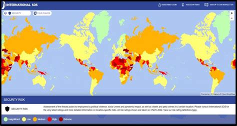 Most dangerous and safest countries to visit in 2023