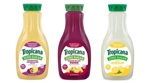 Tropicana Debuts New Zero Sugar Juice Lineup in 3 Flavors ...