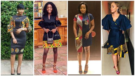 30+ Ways to Combine Ankara with Plain Black Colour Fabric - Stylish Naija