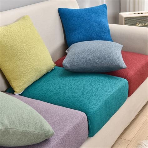 Waterproof Stretch Sofa Seat Cushion Covers,Individual Cushion Covers for Couch,Washable Sofa ...