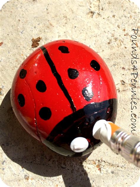 Add a Little Whimsy: Make a Painted Ladybug Garden Rock