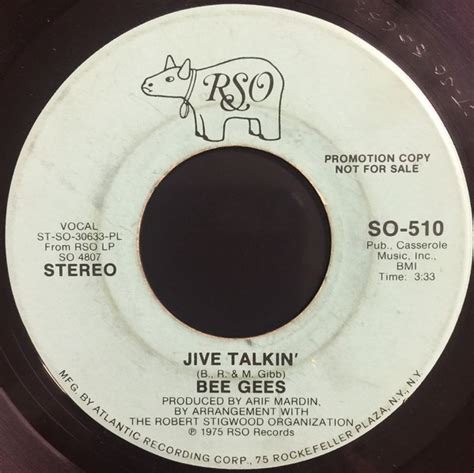 Bee Gees - Jive Talkin' (1975, PL, Vinyl) | Discogs