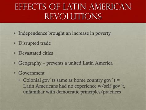 PPT - Latin AMERICAN REVOLUTIONS PowerPoint Presentation, free download ...