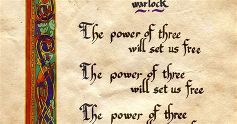 "Warlock Spell" - Charmed - Book of Shadows | "The Power of Three" | Pinterest | Warlock spells ...