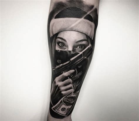 Gangsta Girl tattoo by Jackart Tattoo | Photo 30987