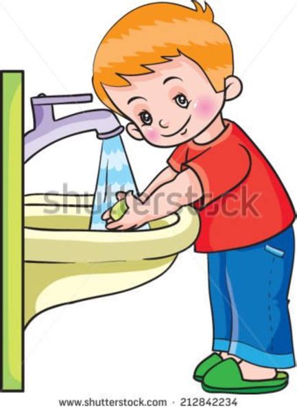 Children Washing Hands Clipart | Free Images at Clker.com - vector clip art online, royalty free ...