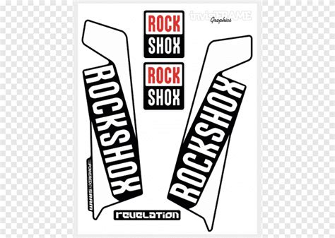 Logo RockShox Decal Sticker, text, bicycle Forks png | PNGEgg