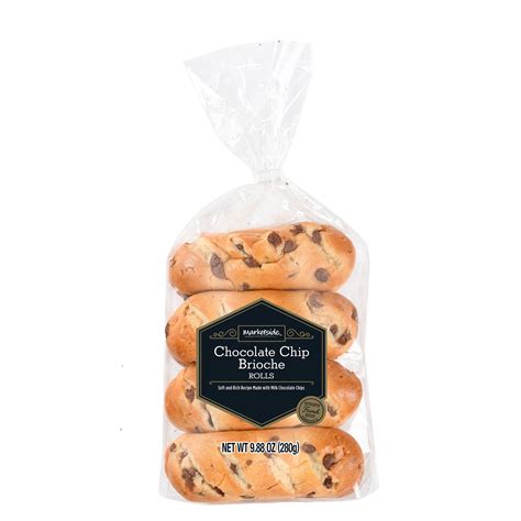 Marketside Chocolate Chip Brioche Rolls, 9.88 oz, 8 Count - Walmart.com