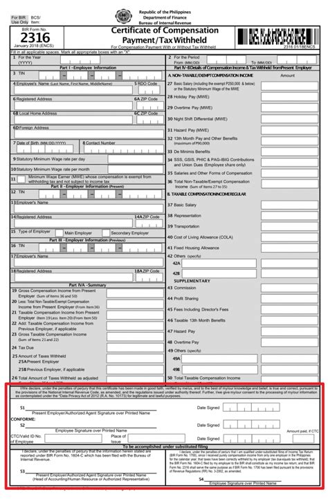 Ultimate Guide on How to Fill Out BIR Form 2316 - FullSuite