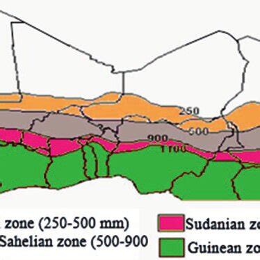 2 Climatic Zones of West Africa. (Source: Adapted from Emetere, 2017 ...