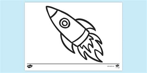 FREE! - Rocket Colouring | Colouring Sheets (teacher made)