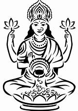 락슈미 색칠하기 sketch template