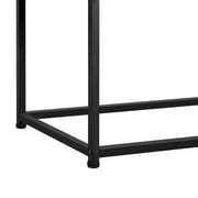 Buy Yaheetech Modern Rectangular Coffee Table Wood Table with Shelf for Living Room,Gray/Black ...