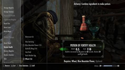 Skyrim Recipe Healing Potion | Deporecipe.co