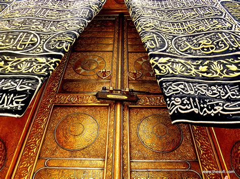 Door of Kaaba Masjid-e-Haraam Makkah | TheSufi.com