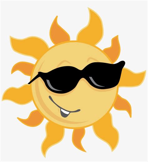 Sunshine With Sunglasses Clipart Images