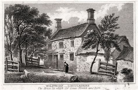 Birthplace of Sir Isaac Newton - Stock Image - C045/0934 - Science ...