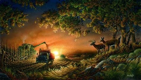 "Sunset Harvest" | Terry redlin paintings, Terry redlin, Country art