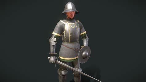 Medieval Man At Arms - 3D model by Morejo [c233021] - Sketchfab