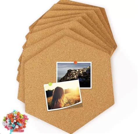 Amazon.com : Madli Creative 8 Pack Bulletin Cork Board Adhesive Back ...