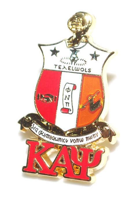 Kappa Alpha Psi 3D Color Shield w Letters Pins SALE $8.95. - Greek Gear®