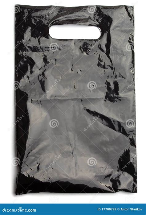 Black plastic bag stock image. Image of space, black - 17700799