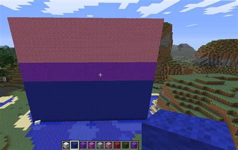 Bisexual Pride Flag Minecraft by RainbowxButterfly on deviantART