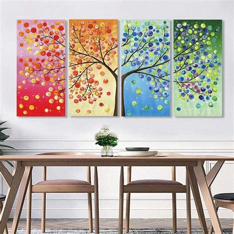 Tree Of Life Stretched Canvas Art Canvas Print Home Wall | Etsy