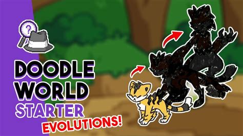 Doodle World Starter Evolutions Explained! - YouTube