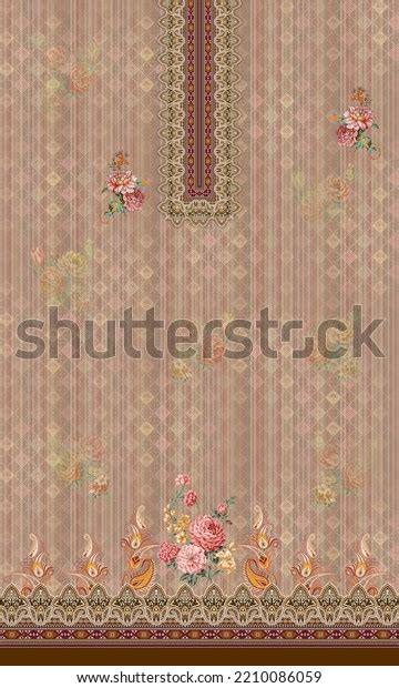 Brown Color Background Watercolor Flowers Design Stock Illustration 2210086059 | Shutterstock