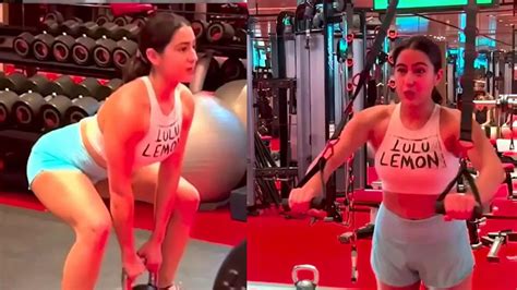 'Gym instead of Jam': Sara Ali Khan shares a glimpse of her intense ...