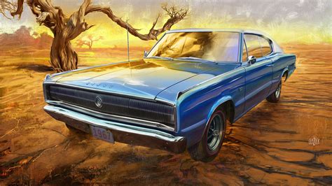 American Muscle Car Paintings on Behance