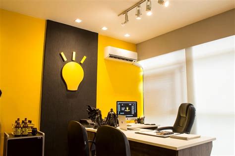 Colors in interior design office - 65 photo